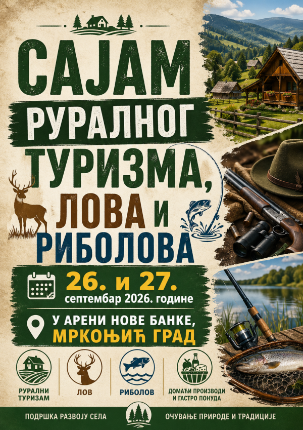 "Sajam ruralnog turizma, lova i ribolova - TOK Fest"